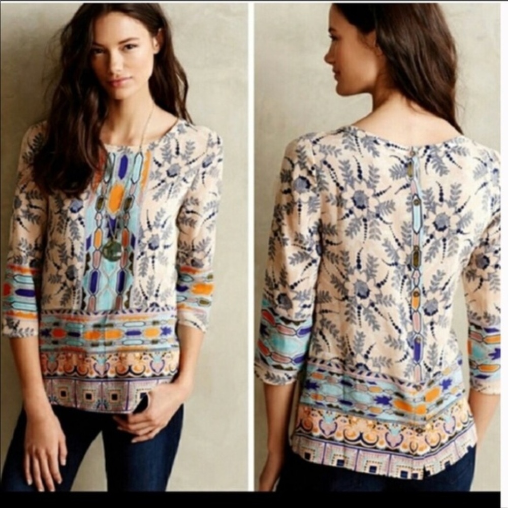 Anthropologie Maeve Sidney Blouse